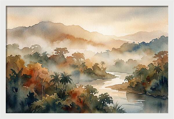 Tropical Morning Mist Rising