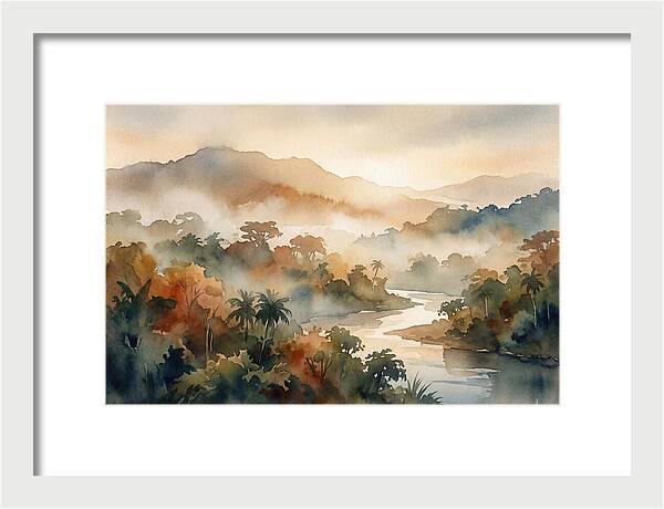 Tropical Morning Mist Rising