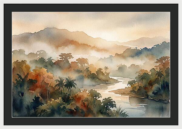 Tropical Morning Mist Rising