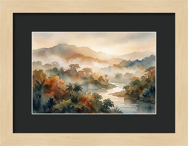 Tropical Morning Mist Rising