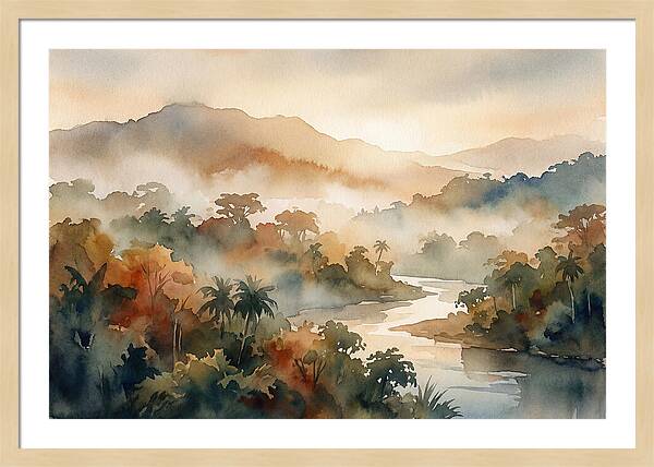 Tropical Morning Mist Rising