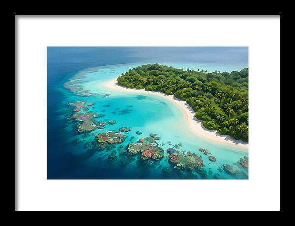 Tropical Paradise Aerial View