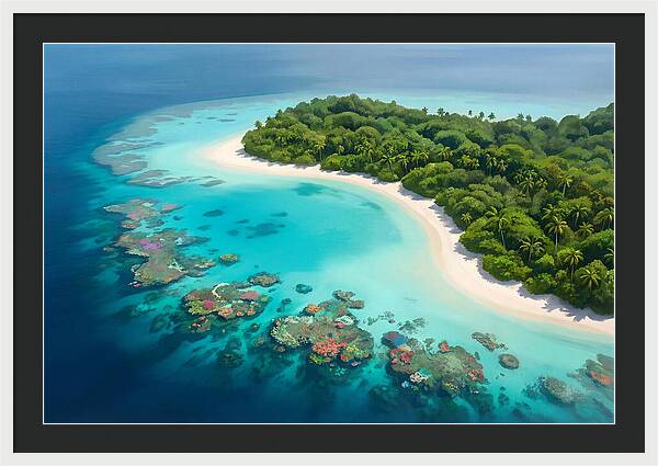 Tropical Paradise Aerial View