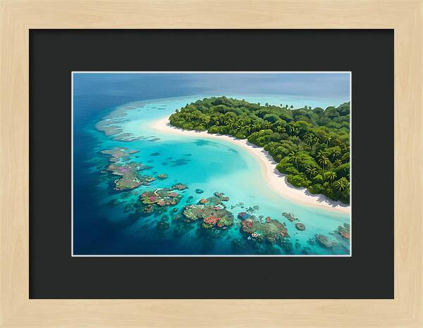 Tropical Paradise Aerial View