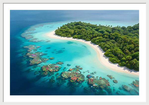 Tropical Paradise Aerial View