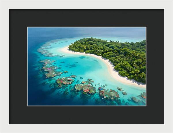 Tropical Paradise Aerial View