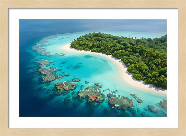 Tropical Paradise Aerial View