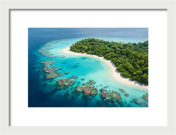 Tropical Paradise Aerial View