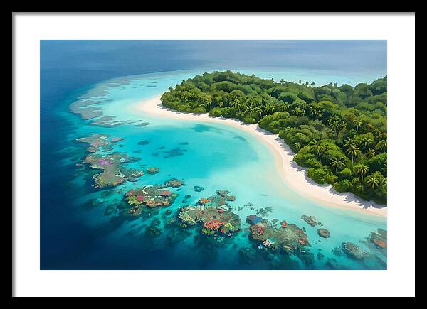 Tropical Paradise Aerial View