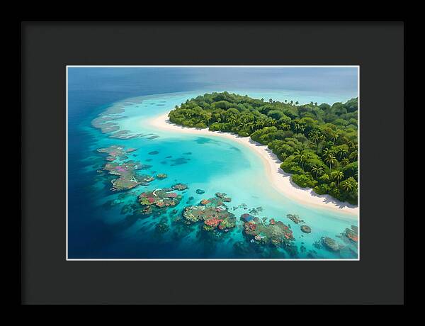 Tropical Paradise Aerial View
