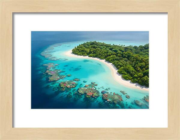 Tropical Paradise Aerial View