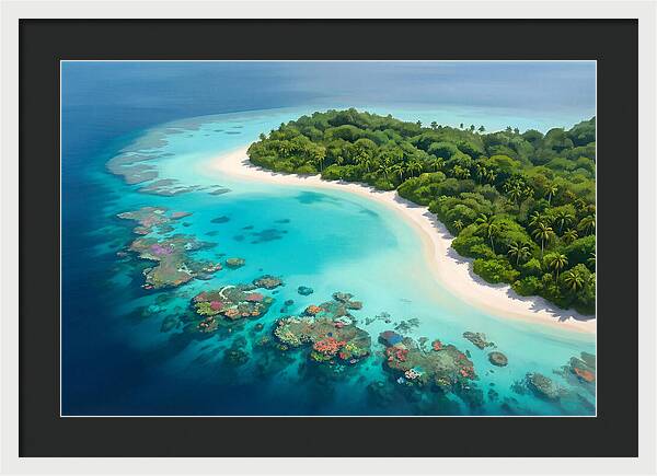Tropical Paradise Aerial View