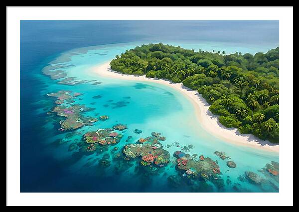 Tropical Paradise Aerial View