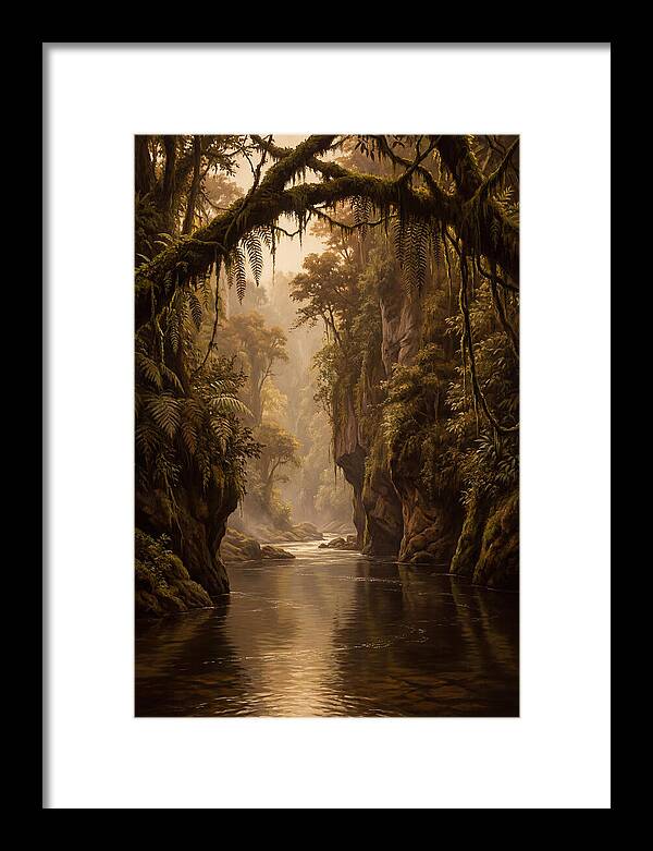 Tropical River Canyon Serenity