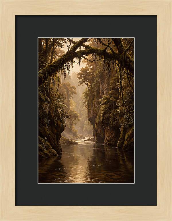 Tropical River Canyon Serenity