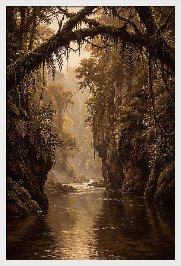 Tropical River Canyon Serenity