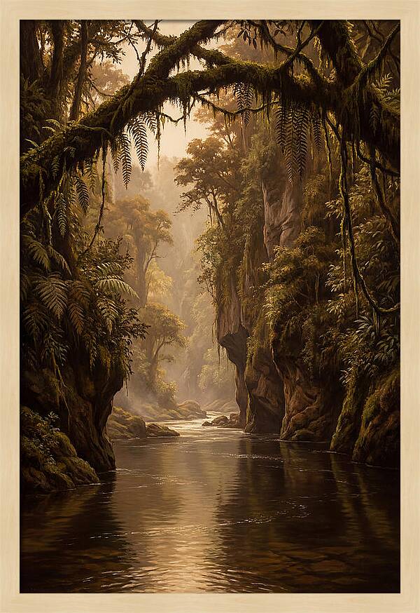 Tropical River Canyon Serenity