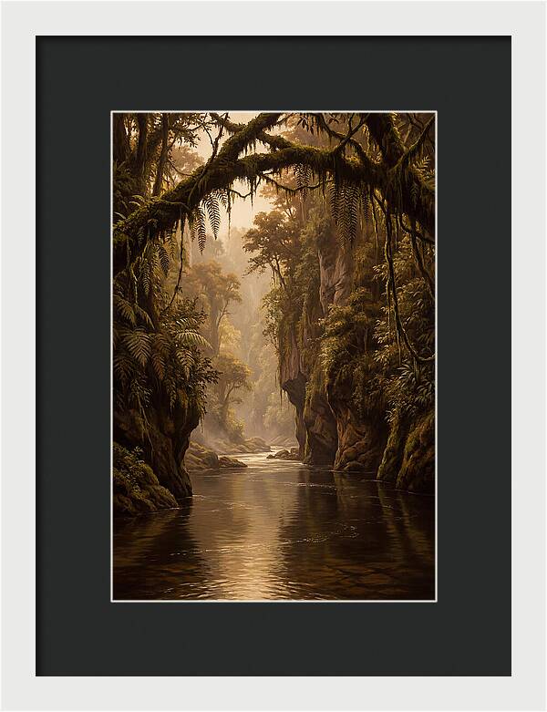Tropical River Canyon Serenity