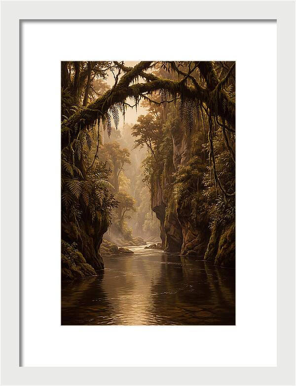 Tropical River Canyon Serenity