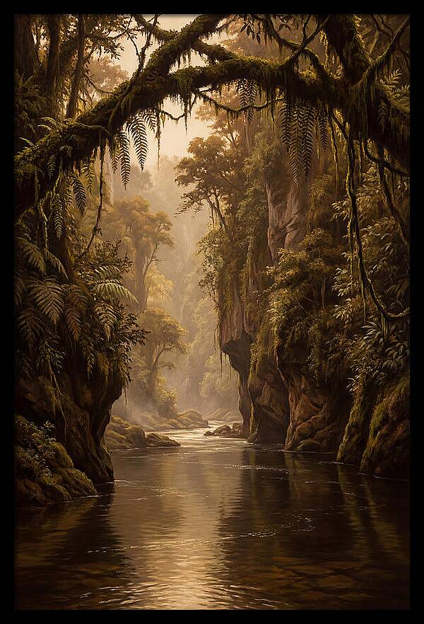 Tropical River Canyon Serenity
