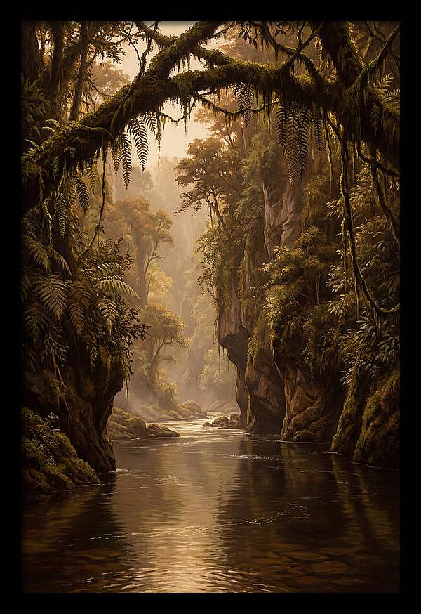 Tropical River Canyon Serenity