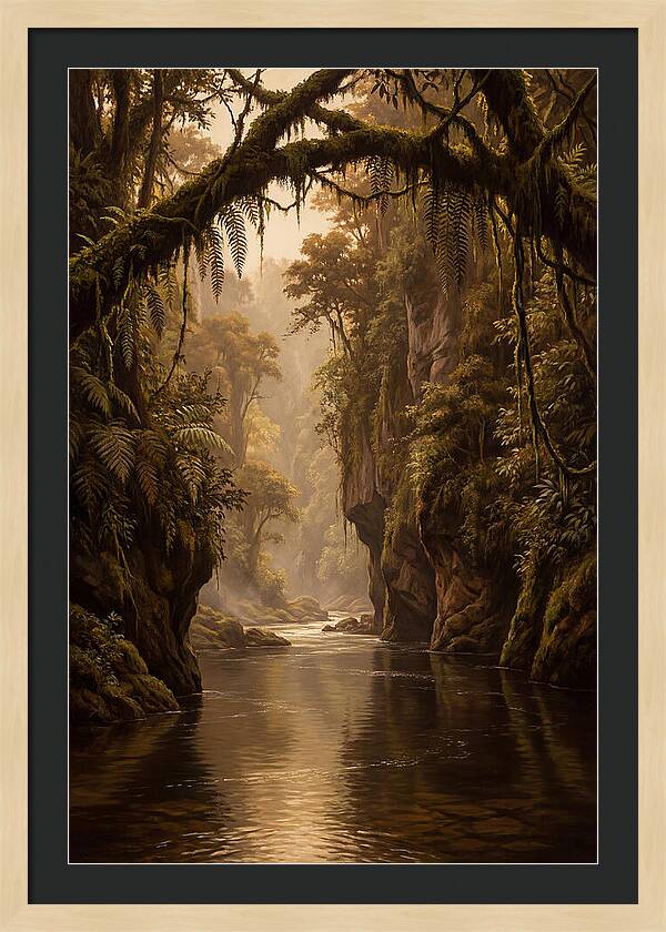 Tropical River Canyon Serenity