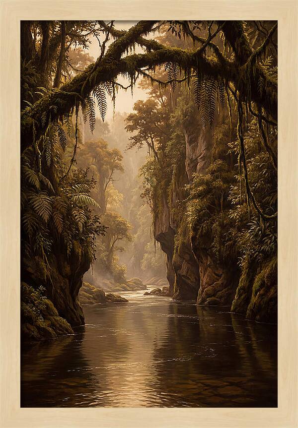 Tropical River Canyon Serenity