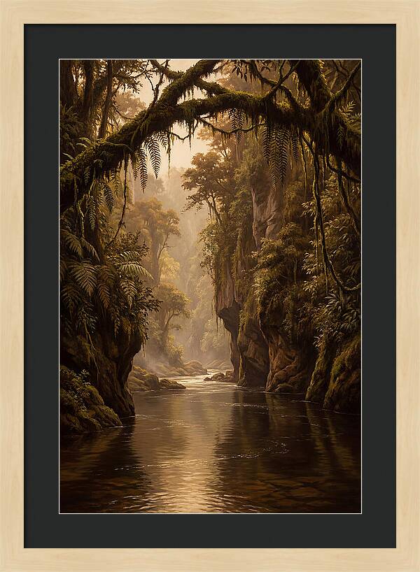 Tropical River Canyon Serenity