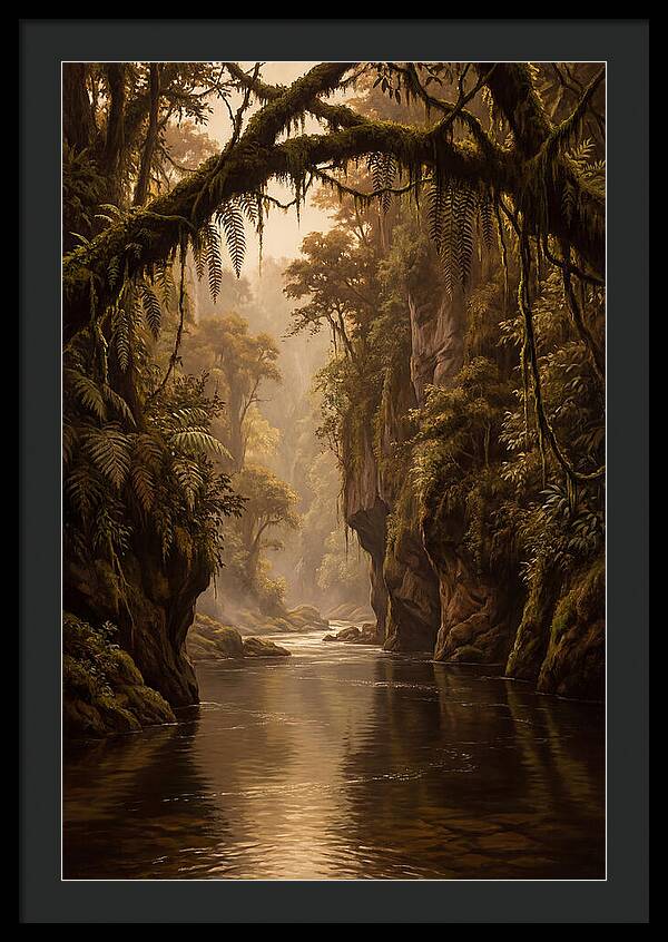 Tropical River Canyon Serenity