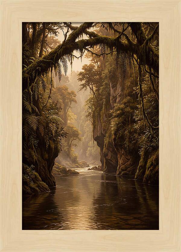 Tropical River Canyon Serenity