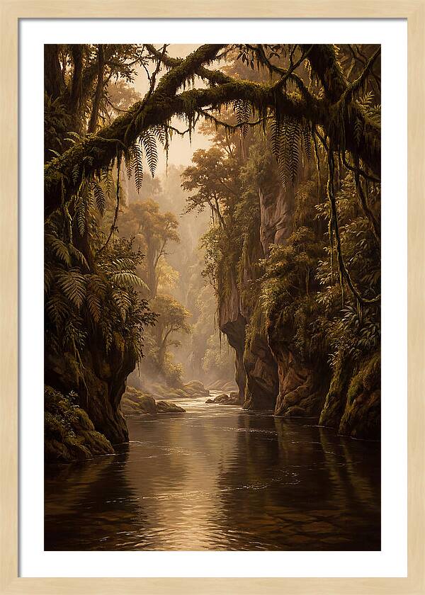 Tropical River Canyon Serenity