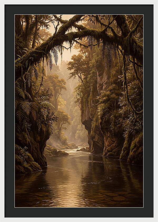 Tropical River Canyon Serenity
