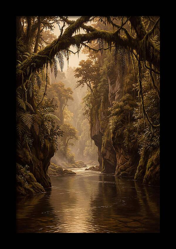 Tropical River Canyon Serenity