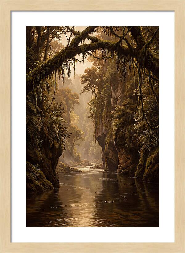 Tropical River Canyon Serenity