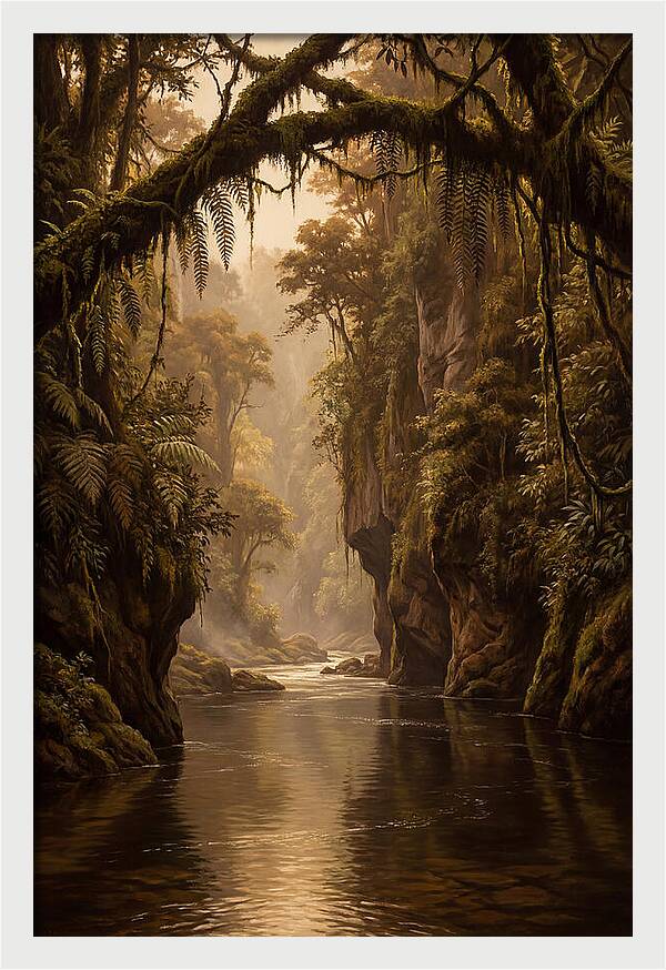 Tropical River Canyon Serenity