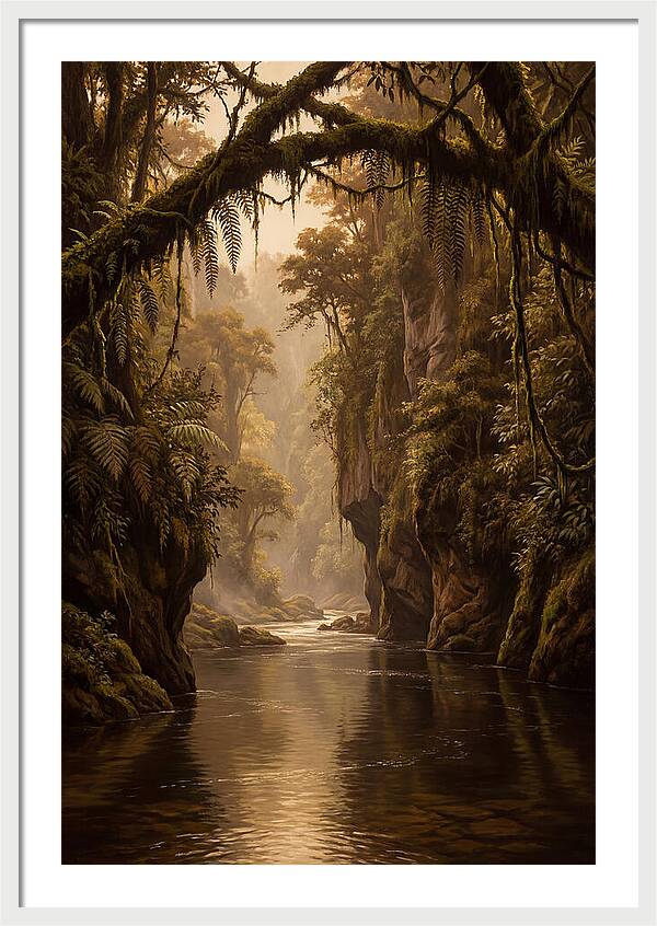 Tropical River Canyon Serenity