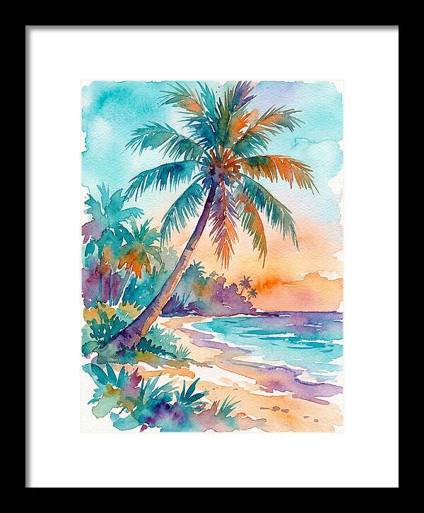 Tropical Serenity At Dusk