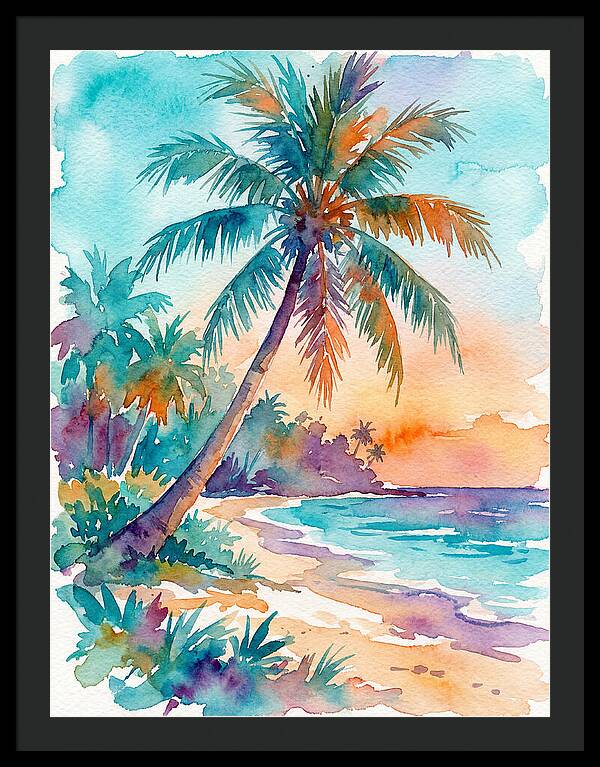 Tropical Serenity At Dusk