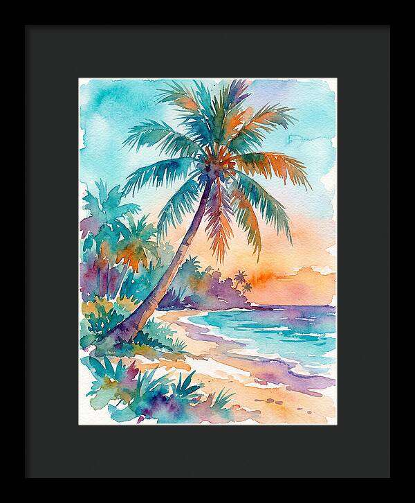 Tropical Serenity At Dusk