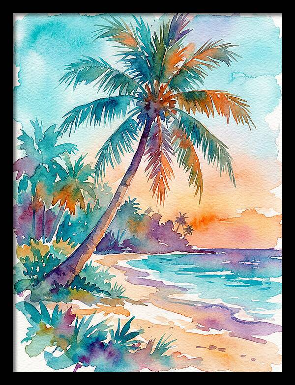 Tropical Serenity At Dusk