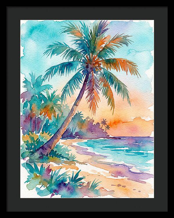Tropical Serenity At Dusk