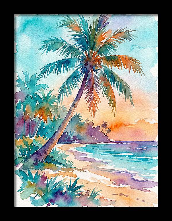 Tropical Serenity At Dusk