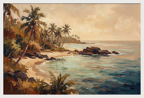 Tropical Serenity By The Shore