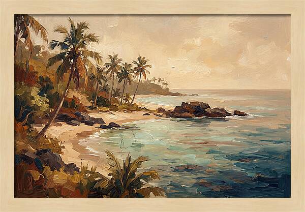 Tropical Serenity By The Shore