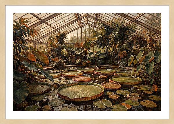 Tropical Serenity In A Glass House