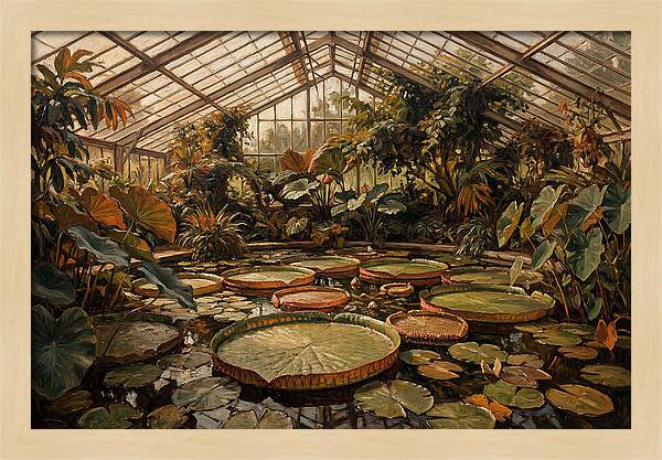 Tropical Serenity In A Glass House