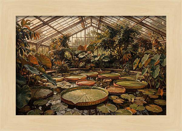 Tropical Serenity In A Glass House