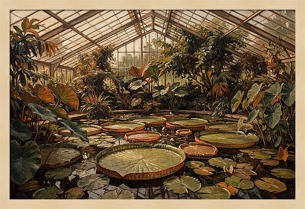 Tropical Serenity In A Glass House