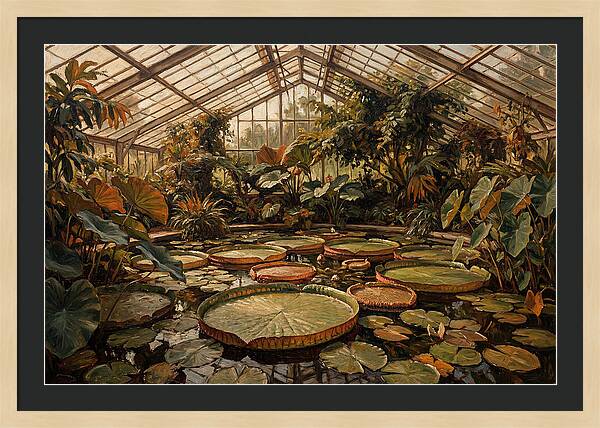 Tropical Serenity In A Glass House