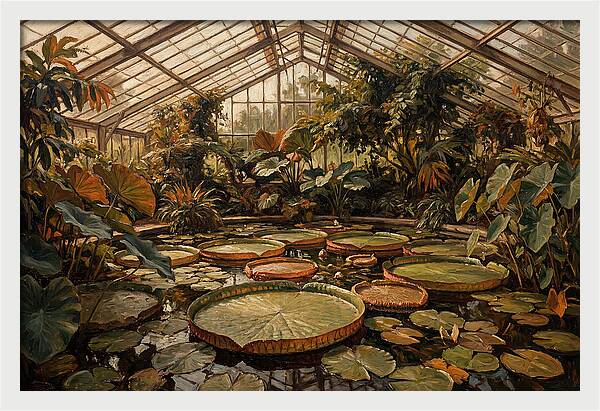 Tropical Serenity In A Glass House